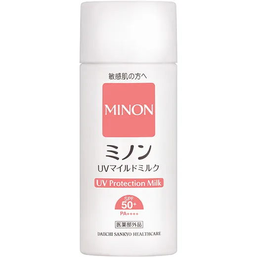 MINON 蜜濃溫和防曬乳 80mL SPF50+ PA++++｜敏感肌・全家適用