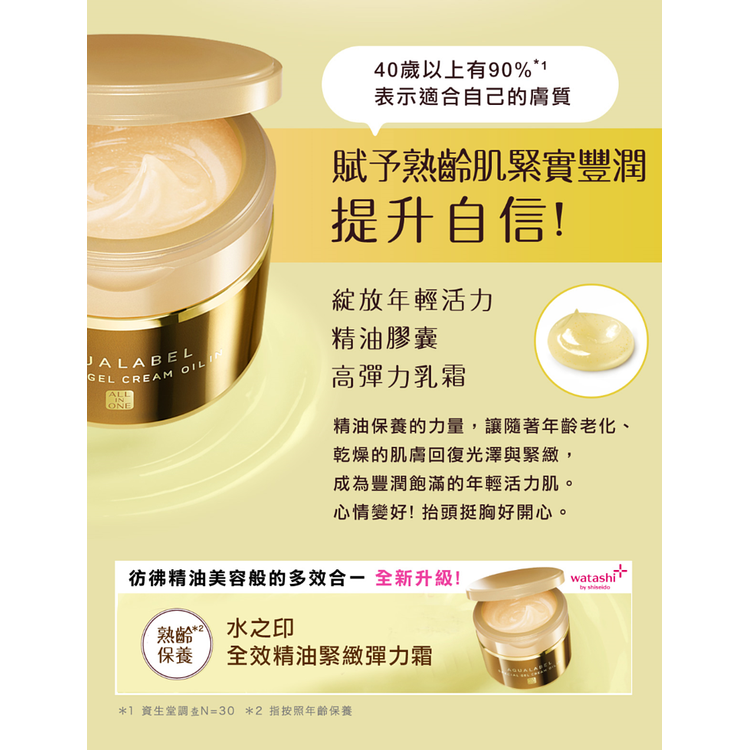 Aqua Label 水之印全效5合1面霜 90g