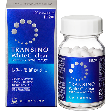 Transino 第一三共White C Clear淡斑去黑色素美白丸120粒 (30日份)