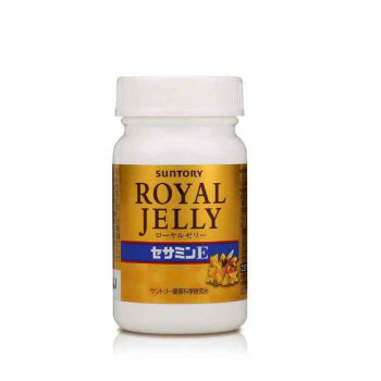 SUNTORY 三得利 蜂王乳 + 芝麻明E (120粒/約30日份) 抗老化芝麻素维生素E 改善失眠