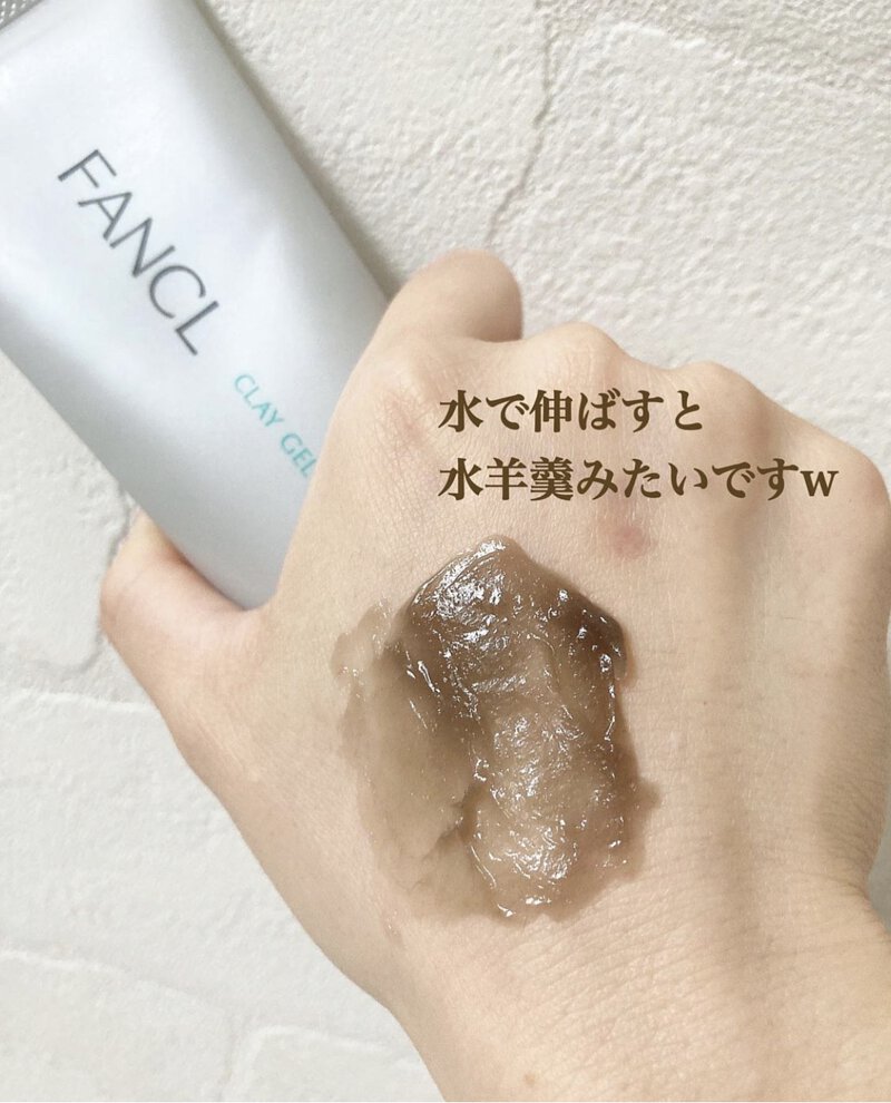FANCL 黑泥潔面啫喱 Clay Gel Facial Wash 120g
